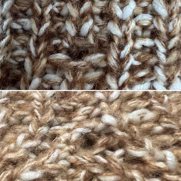 Majorelle Helen Dress Size XS Mini Chunky Knit Sweater Camel Bodycon Long Sleeve - Picture 11 of 12